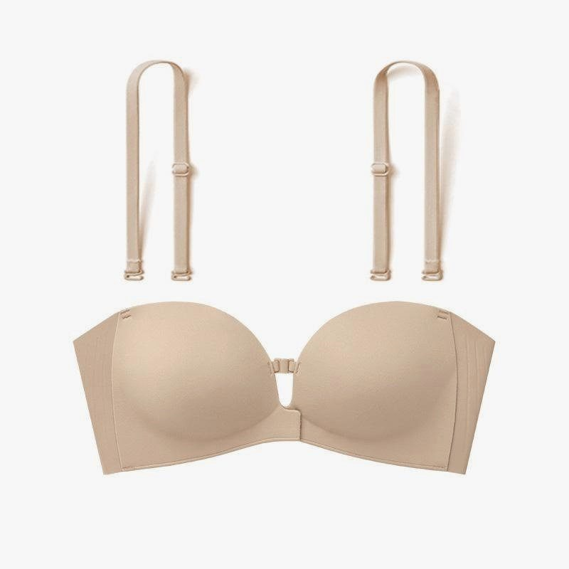 Front Buckle Strapless Bra